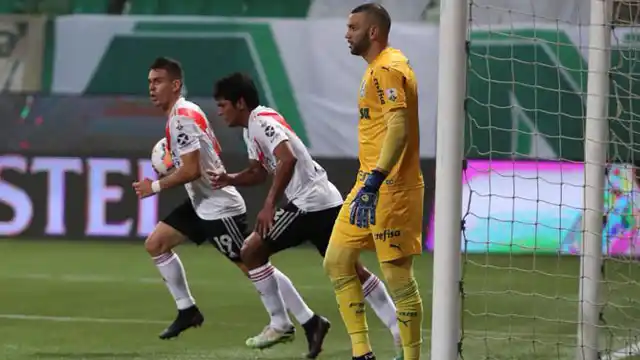 River le ganó 2 a 0 a Palmeiras, pero igual quedó eliminado de la Libertadores