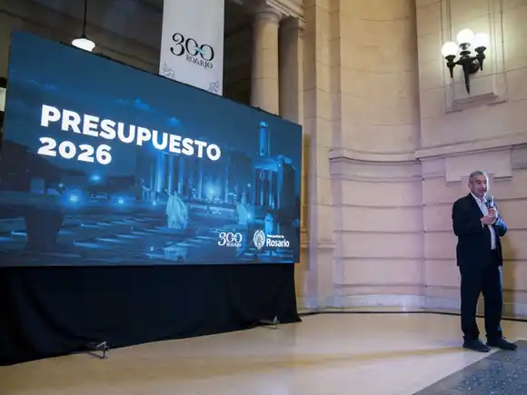 Javkin anunció el presupuesto para el 2026: "Es el quinto con superávit fiscal"