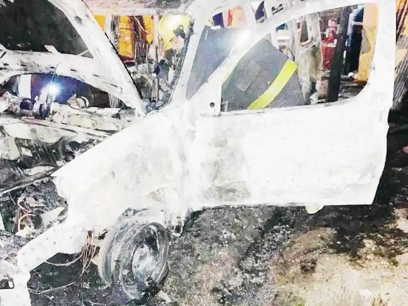 Un hombre terminó con graves
quemaduras en gran parte del cuerpo