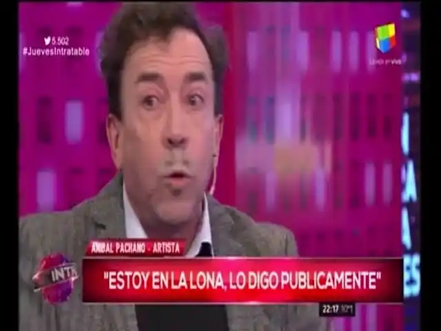 Aníbal Pachano: “Estoy en la lona, lo digo públicamente”