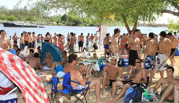 Ardió la ciudad: cayó un chaparrón pero después la térmica pasó los 37 ºC