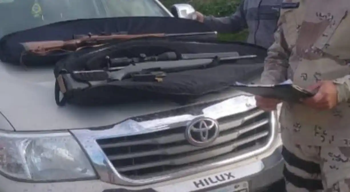 La Brigada Gualeguaychú secuestró un fusil con silenciador de fabricación casera