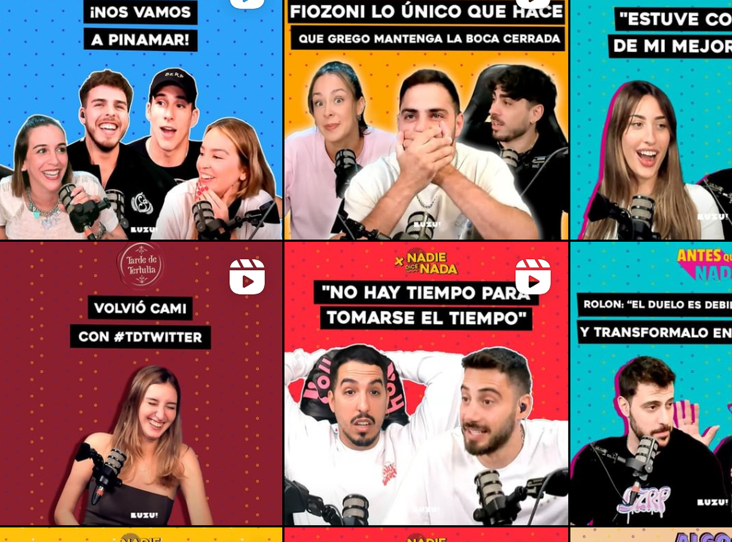 El programa que cautivo la casa de cada joven argentino, con mas de siete programas en su grilla diaria, Luzu TV