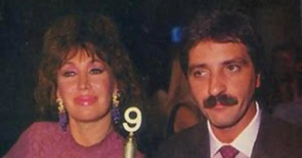 Vadalá y Casán durante su amorío en los ´90.