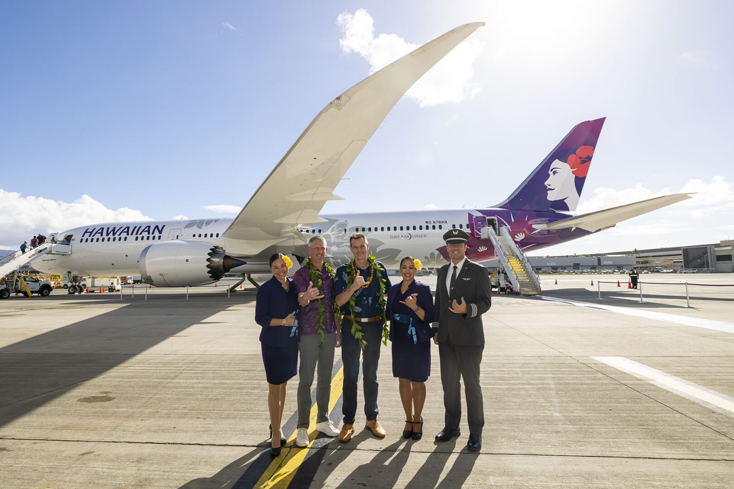 Hawaiian Airlines recibió su primer Boeing 787 Dreamliner