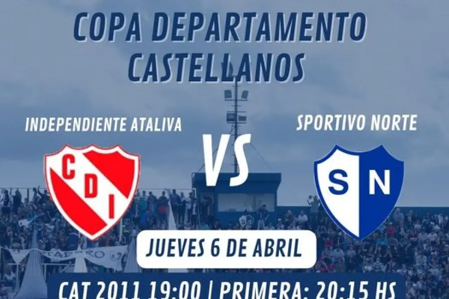 Sp.Norte - Independiente de Ataliva por un lugar en las semifinales