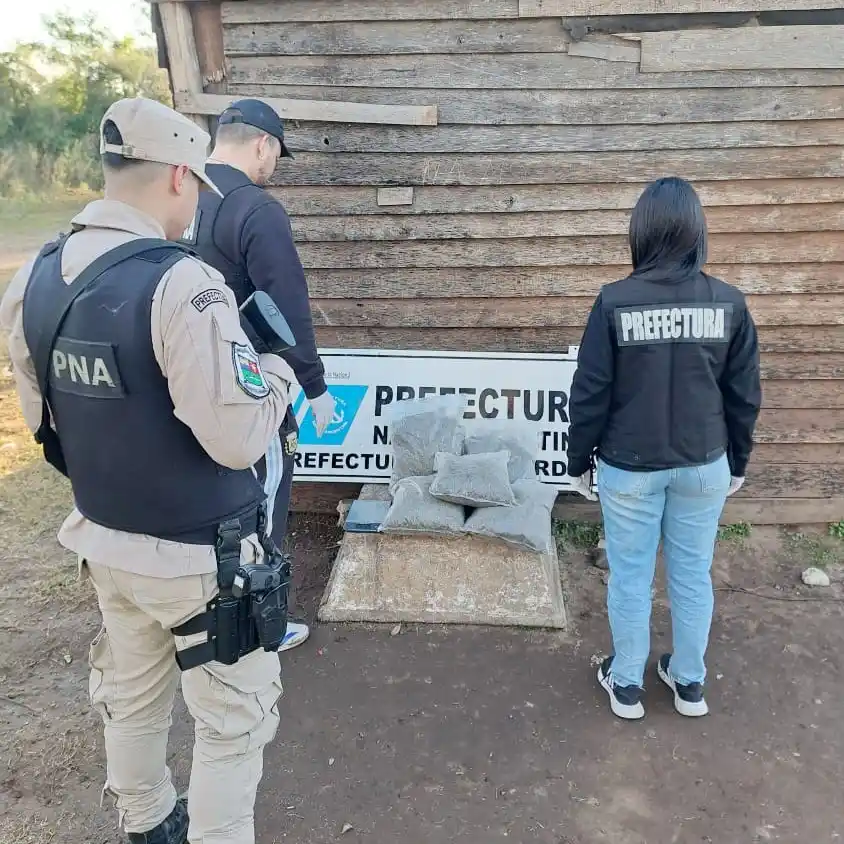 Prefectura frustró el ingreso de droga a Concordia desde Uruguay