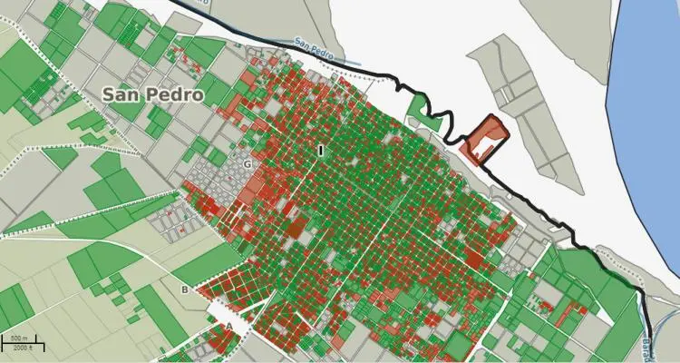 Los mapas de deudores  de Sánchez Negrete