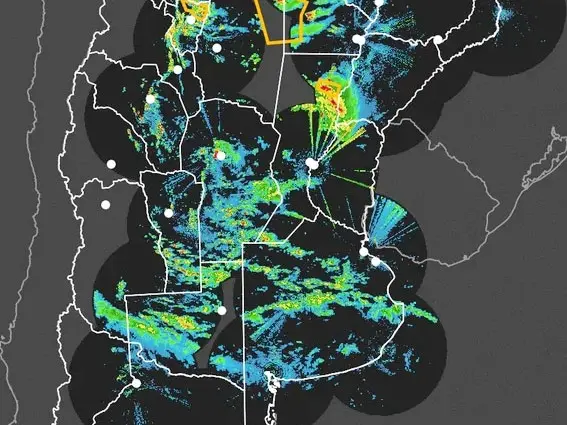 Alerta amarilla por tormentas en Entre Ríos: lluvias intensas, ráfagas y posible granizo