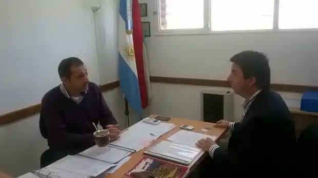 Mattiauda y el Rector de Uader, por el reconocimiento de Pedagogía 