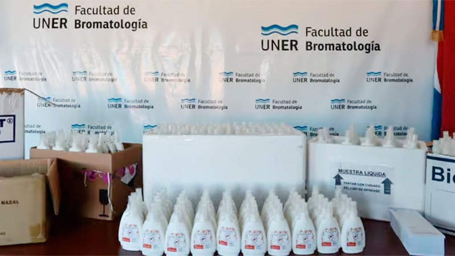 Este lunes el municipio distribuirá 1.740 envases, de los 4.000 que componen la producción, a los Centros de Salud.