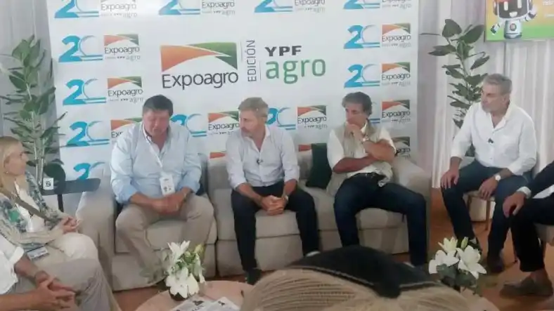 En Expoagro, Frigerio instó a aliviar al sector agropecuario y dejarlo trabajar sin trabas burocráticas