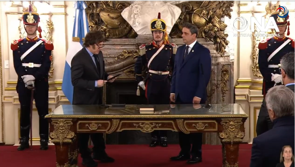 Juró Catalan como Ministro del Interior