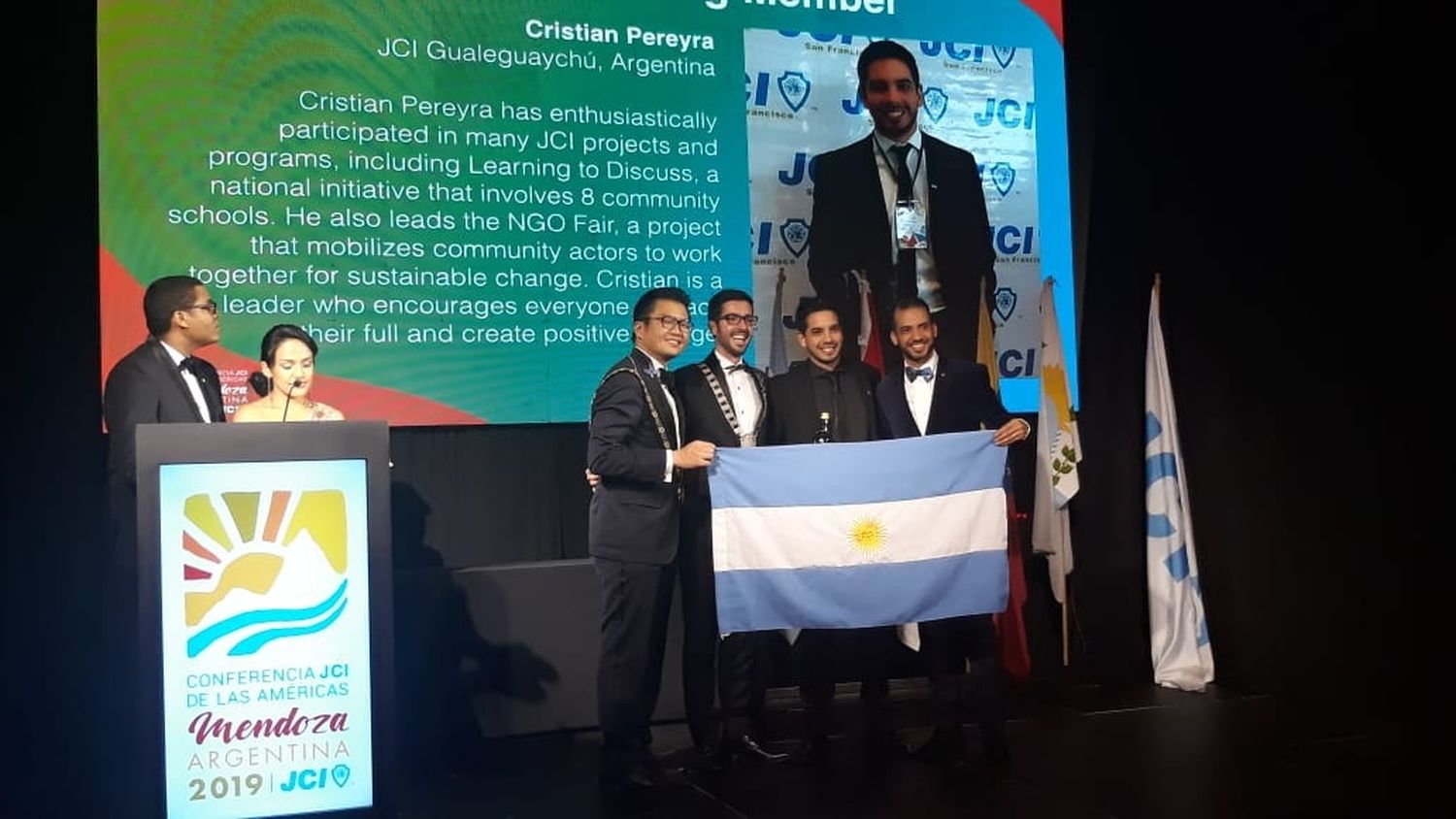 Jóvenes de JCI Gualeguaychú fueron premiados en la Conferencia de las Américas