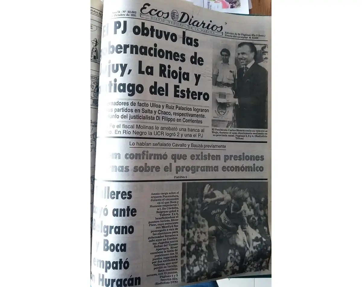 Martes 29 de Octubre de 1991