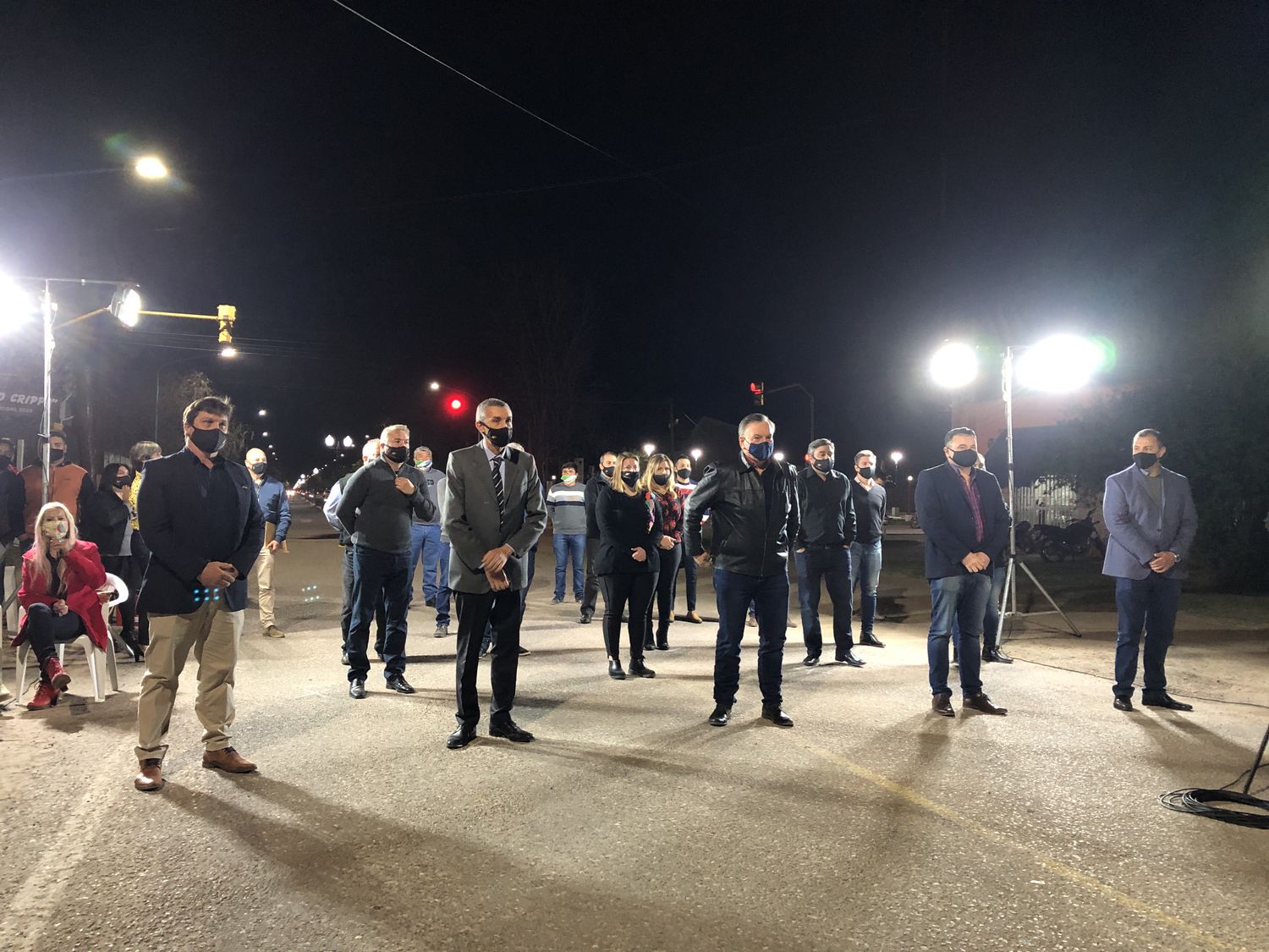 San Cristóbal: se inauguró la nueva iluminación led de la ciclovía “Hugo Crippa”