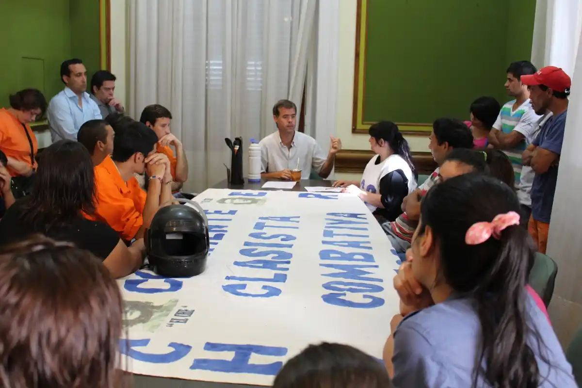 El intendente Martín Piaggio se reunió con integrantes de la CCC