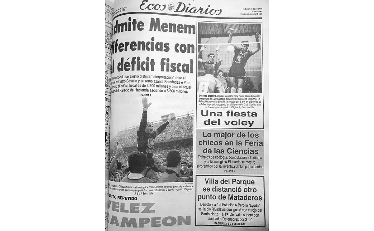 Lunes 19 de agosto de 1996