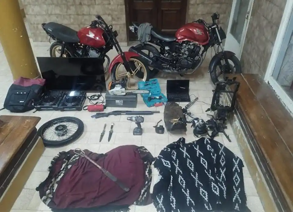 Cuatro allanamientos en Las Tunitas permitieron desbaratar una banda dedicada a robos urbanos y rurales