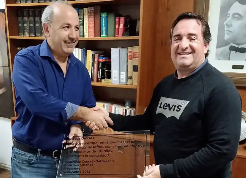 Presente de Guillermo Sánchez a Ecos Diarios