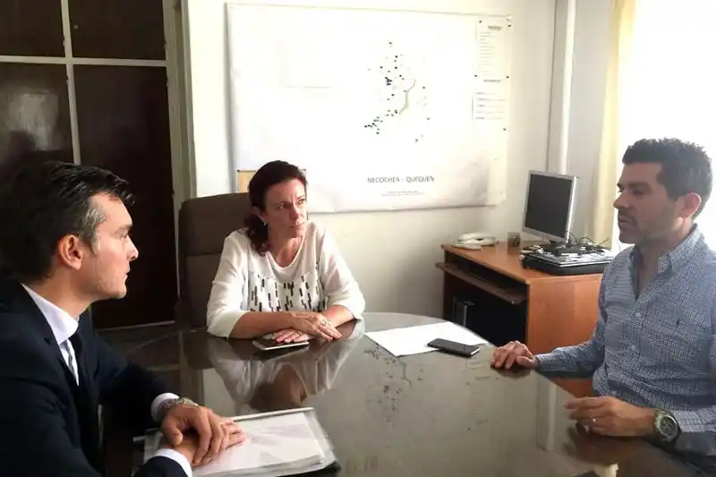 Domínguez Yelpo con la fiscal general departamental
