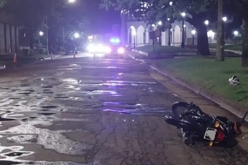 Fatal accidente: una mujer murió luego de ser impactada por una moto