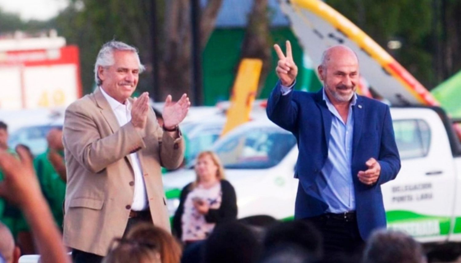 Alberto Fernández inaugura obras en central térmica en Ensenada