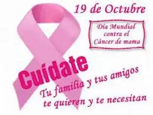 Mes de Lucha y Prevención del Cáncer de Mamas.