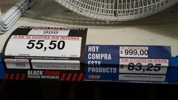 Quejas y decepción por el Black Friday de Argentina