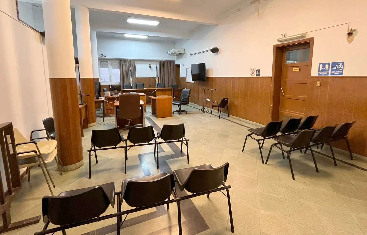 En el Tribunal Criminal. Se reprogramará el debate oral para los próximos días