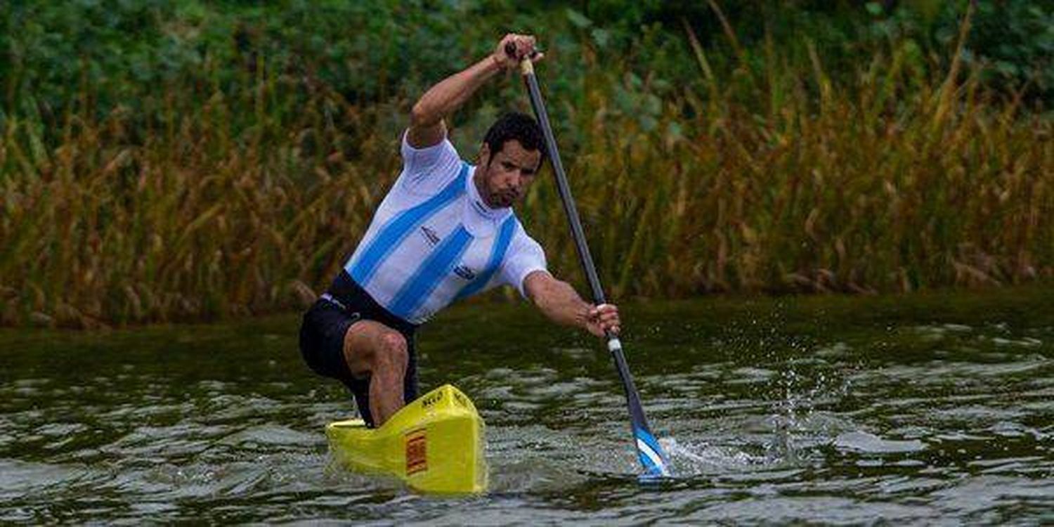 El gualeguaychense Palacios obtuvo la medalla de plata en el mundial de canotaje