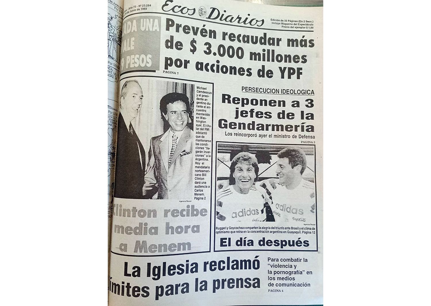 Martes 29 de junio de 1993
