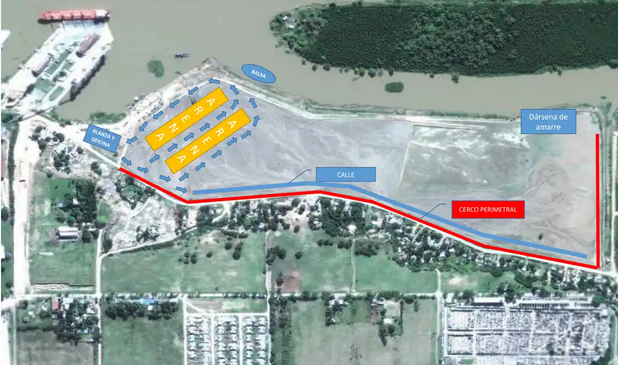 El dueño de la arenera en el predio de Indalar explicó el proyecto a vecinos del barrio