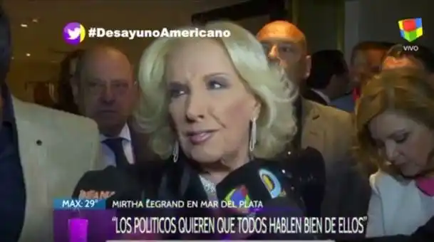 Sigue el escándalo: Mirtha dijo que Scioli elegía los invitados a su mesa