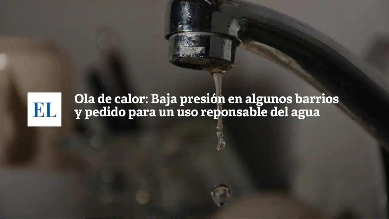 Ola de calor en Santa Fe: baja presión en algunos barrios y pedido para un uso responsable del agua