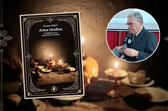 El rafaelino Gustavo Robert, presentó su libro “Artes Ocultas: de influencia en el pensamiento masónico”