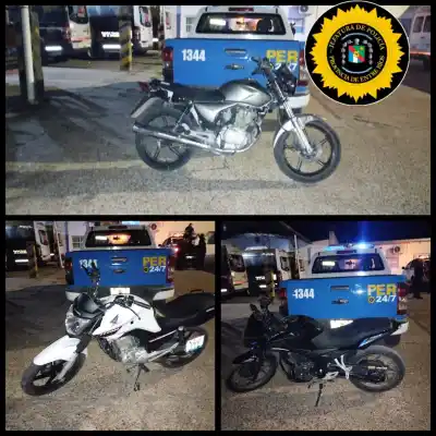 Crespo: interceptan a motociclistas que realizaban maniobras peligrosas y provocaban explosiones en la vía pública