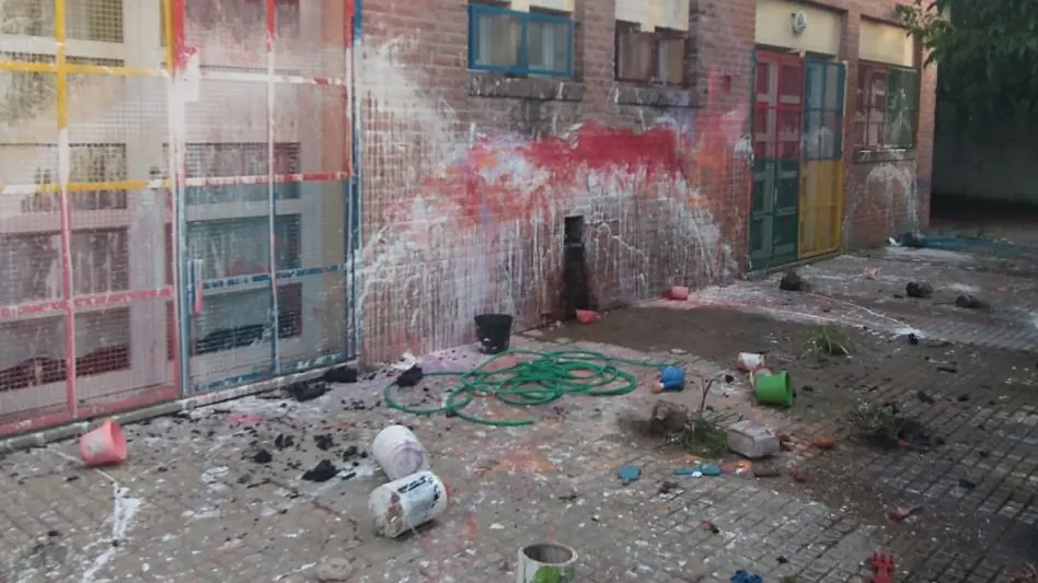 Solidaridad: el jardín 942 Juana Azurduy fue vandalizado y piden ayuda para restaurarlo