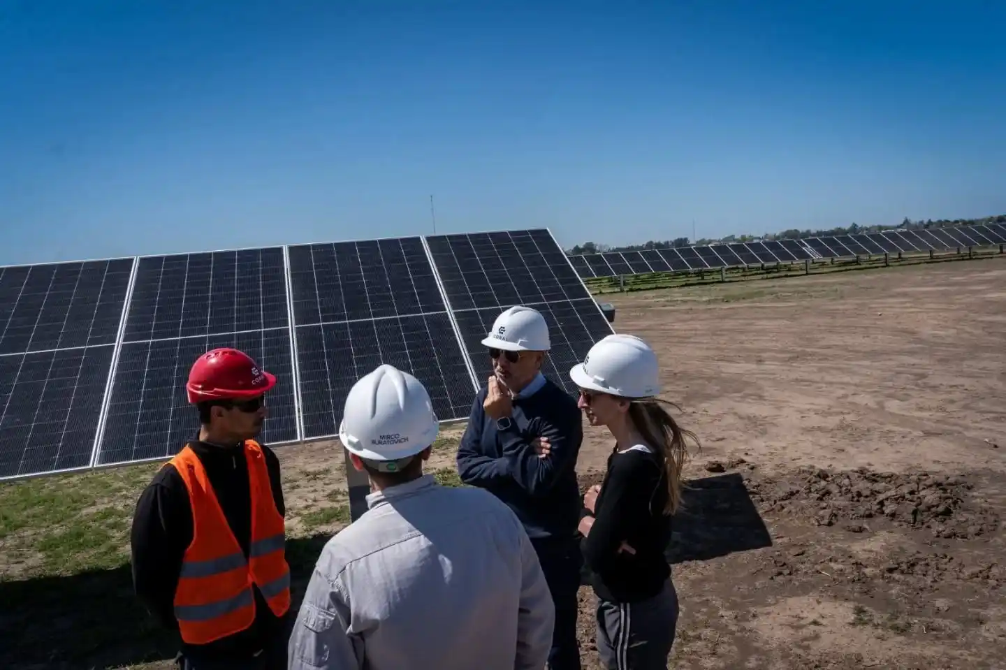 El parque solar aportará 5 MW al sistema eléctrico. Foto: Municipalidad de Firmat.