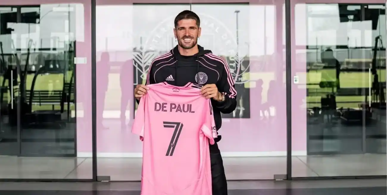 De Paul fue presentado en Inter Miami hace algunos días