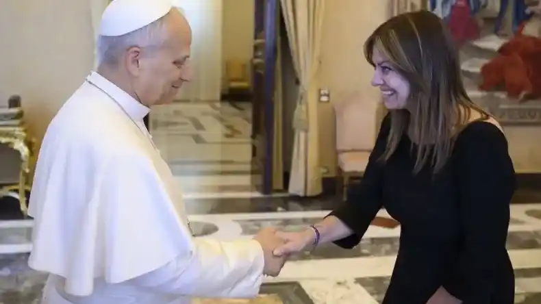 Sandra Pettovello se reunió con el Papa León XIV y crece la expectativa por su visita a Argentina