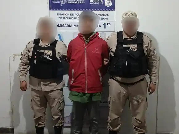 Detuvieron en pleno centro a un delivery de drogas