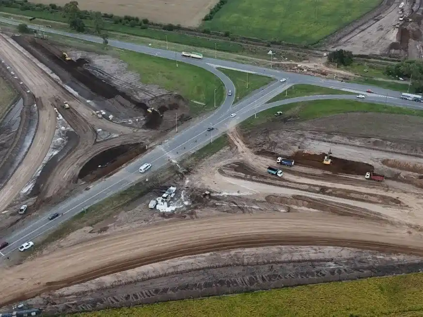 La Dirección Provincial de Vialidad avanza con las obras a lo largo de la bota. Crédito: DPV