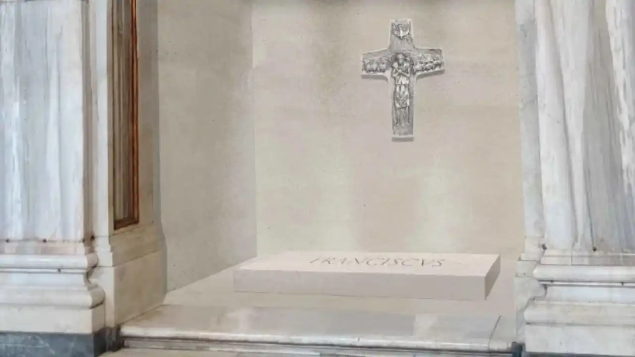 Tumba del papa Francisco. (Foto: NA)
