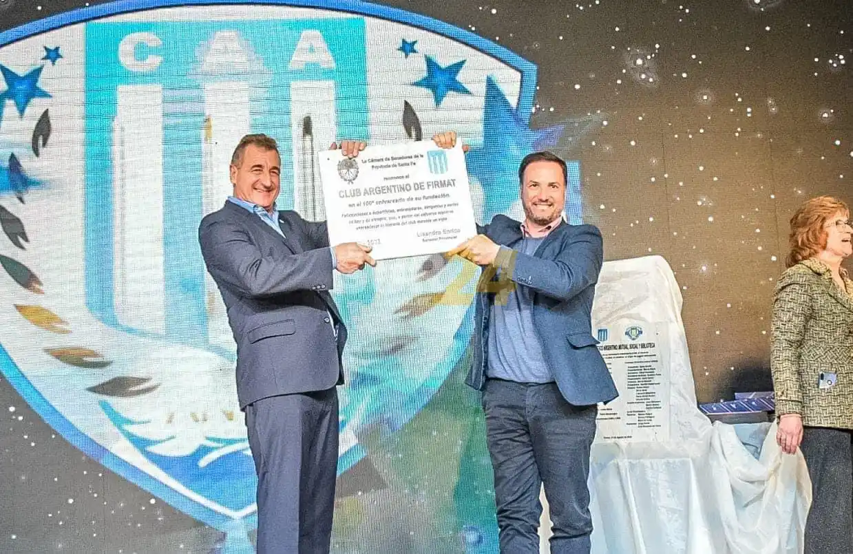 Firmat, presente en la agenda del senador Enrico