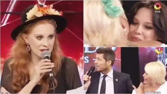 Tenso momento en vivo entre Marcelo Tinelli y Nacha Guevara por el llanto de Nazarena Vélez en ShowMatch