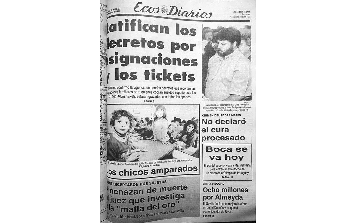 Viernes 30 de agosto de 1996