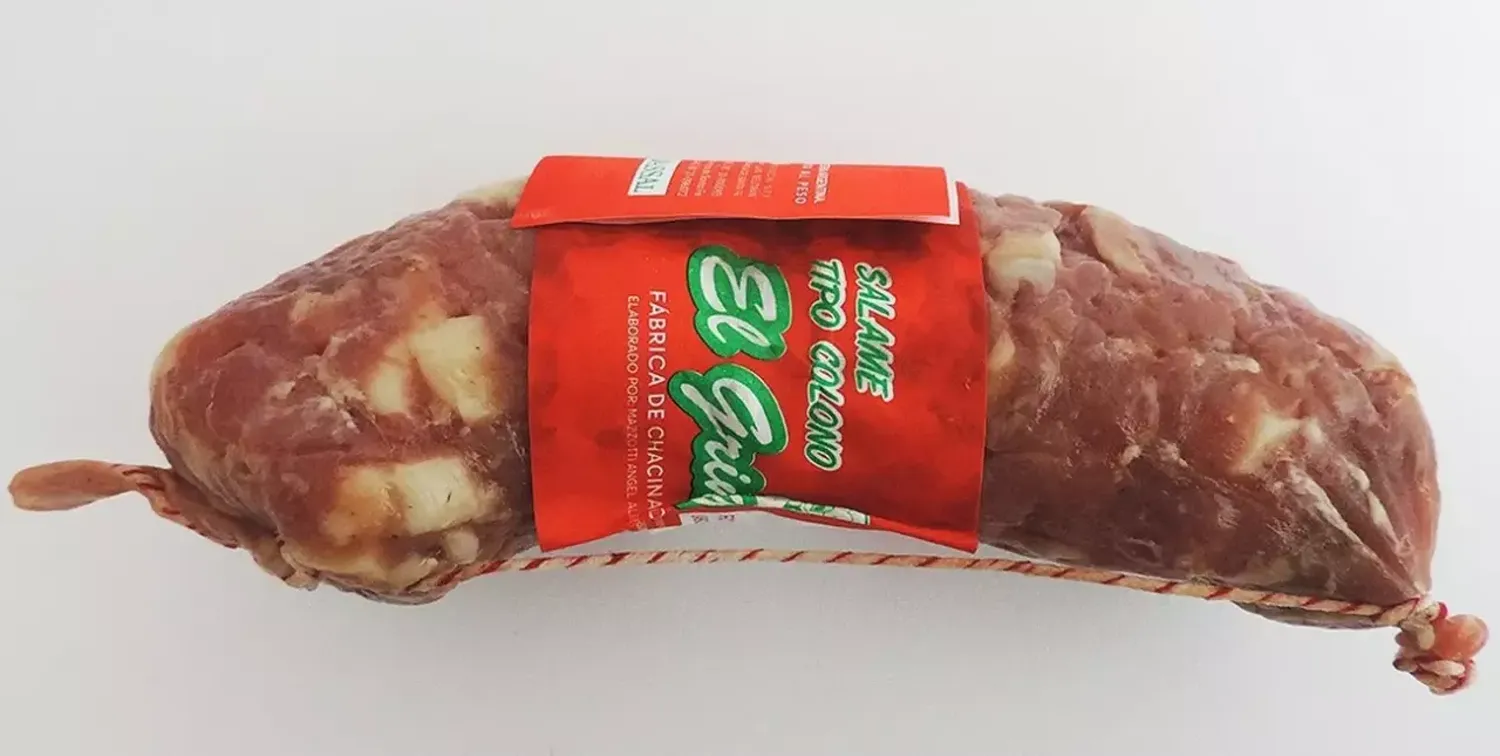 Alerta alimentaria por contaminación en Salame tipo Colono