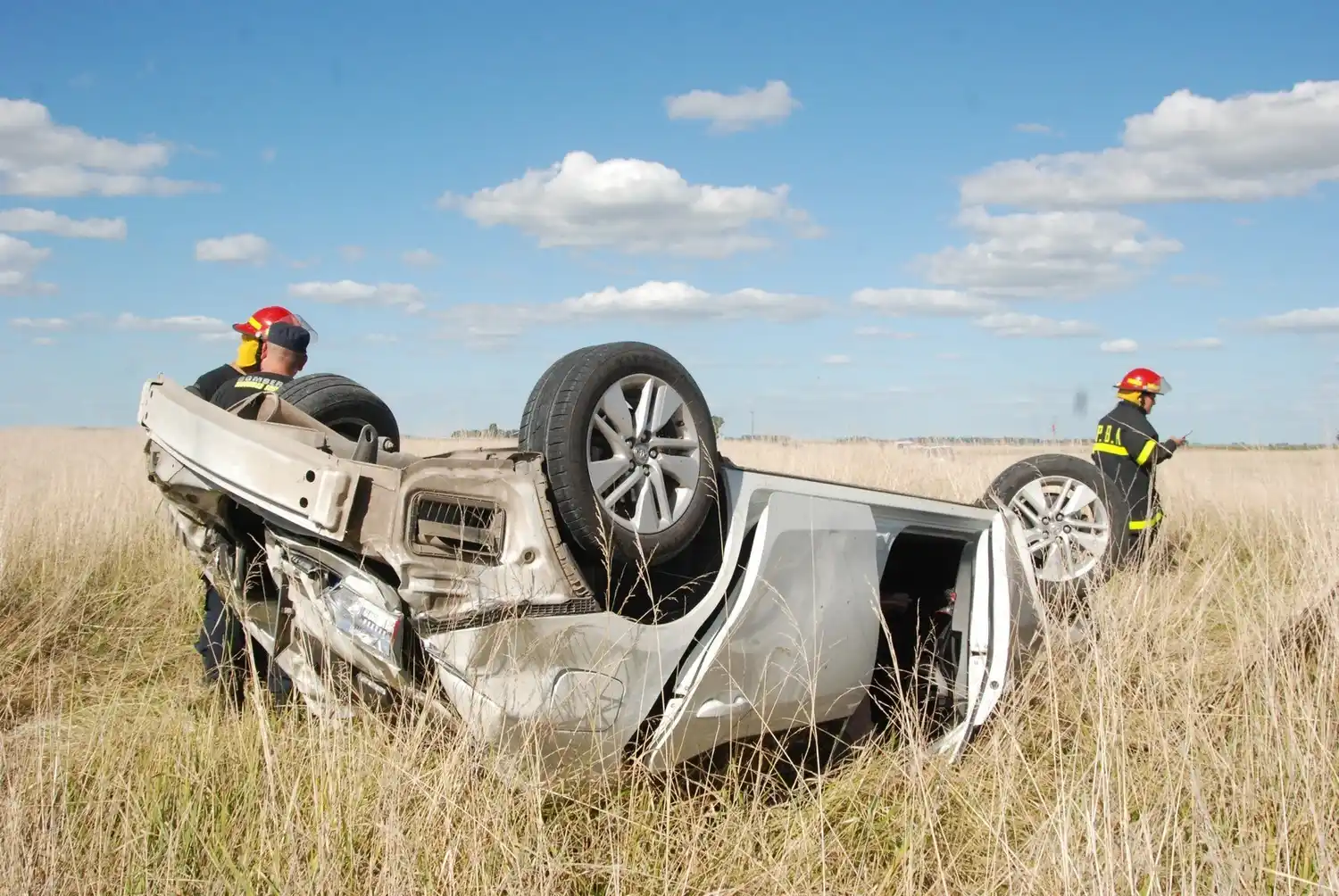 Volcó el intendente de Adolfo Gonzales Chaves y sufrió traumatismos