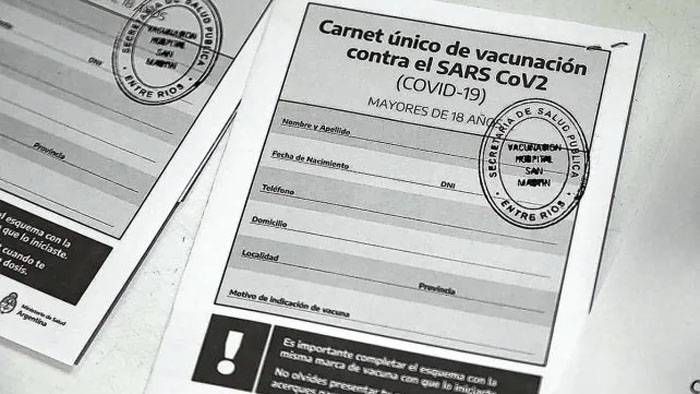 El 58% de  entrerrianos  mayores de 18 años completó el esquema de vacunación